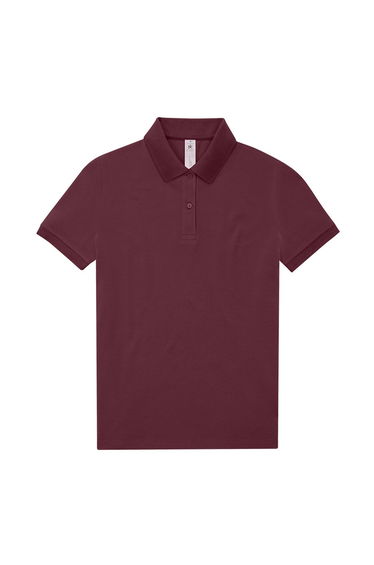 B&C Womens/Ladies My Polo Shirt - Burgundy