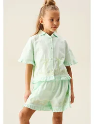 Palma Embroidered Short