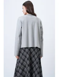 Women's Grimelange V-Neck Brooch Detailed Ottoban Cardigan - 4