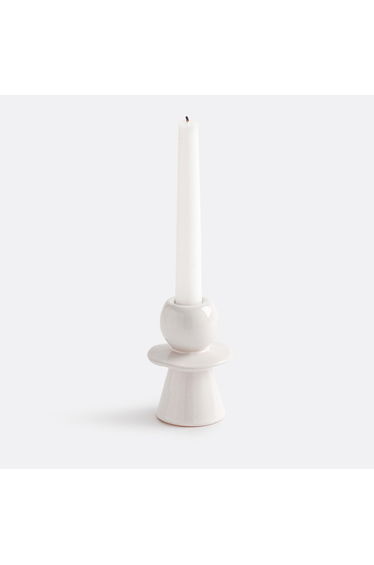 Greta 10cm High Ceramic Candlestick