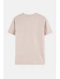 Stone Low Shoulder Regular Printed T-Shirt - 2