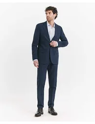 Regular Fit Linen Blend Blazer