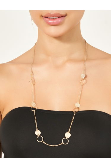 Round Trail Detail Necklace