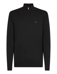 سترة تومي هيلفيغر أسود بأكمام طويلة - 1