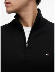 سترة تومي هيلفيغر أسود بأكمام طويلة - 4