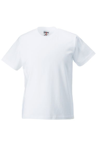 Jerzees Schoolgear Childrens Classic Plain T-Shirt (Pack of 2) - White