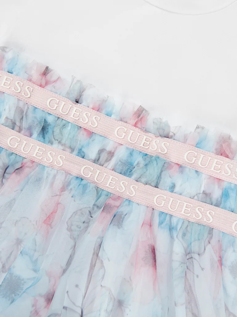 Guess Baby Girls Butterfly Collage Dress in Blue - 4