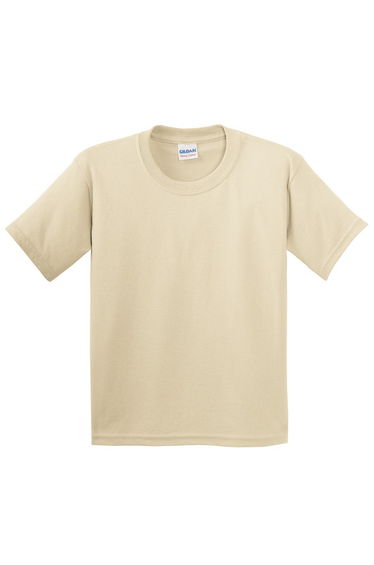 Gildan Childrens Unisex Soft Style T-Shirt - Sand