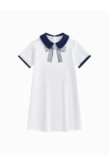 فستان بالابالا أبيض