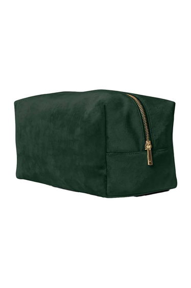 Bagbase Velvet Accessory Bag - Dark Emerald