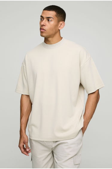 Oversized Premium Super Heavyweight T-shirt - stone