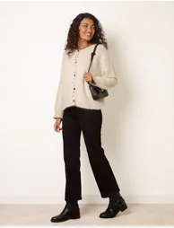 Multicoloured Button Cardigan - 1