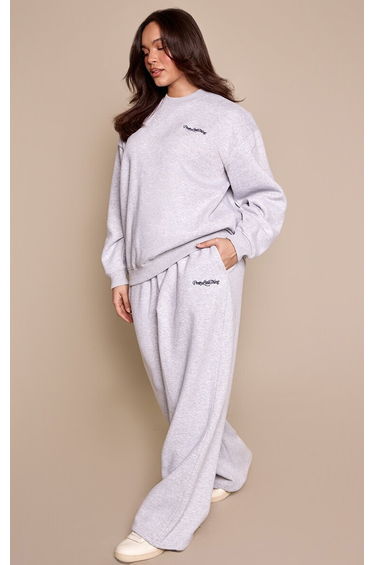 Plus Grey Pretty Littte Thing Sweat Joggers