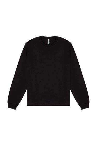 Bella + Canvas Adult Heavy Boxy Long-Sleeved T-Shirt - Black
