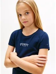 Tommy Hilfiger Girls Skater Dress in Navy - 4