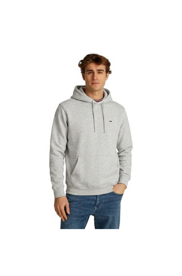 Tommy Jeans Mens Regular Hoodie - Silver Grey