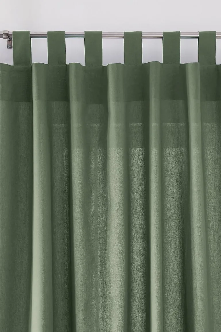 Scenario Cotton Curtain with Tab Top