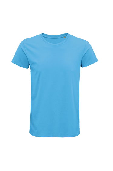 SOLS Mens Crusader Organic T-Shirt - Aqua Blue
