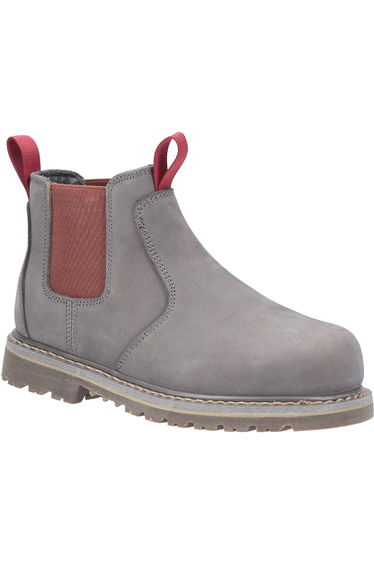 Amblers Safety Womens/Ladies AS106 Sarah Slip On Leather Safety Boot - Grey