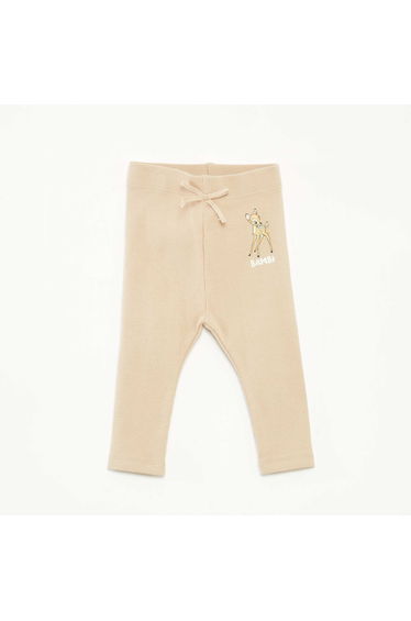 Disney long ribbed leggings BEIGE
