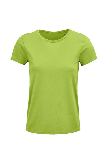 SOLS Womens/Ladies Crusader Organic T-Shirt - Apple Green