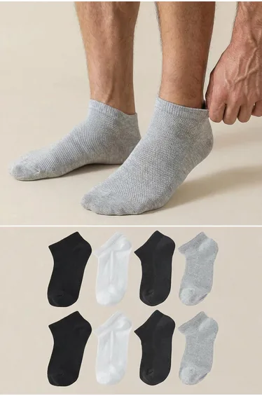 Multi Color 8'Li Socks