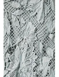 Petite Lace Shorts With Satin Waist - 3