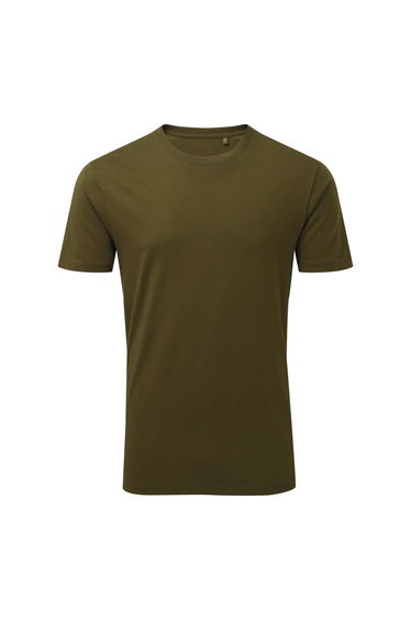 Anthem Mens Marl Organic T-Shirt - Khaki