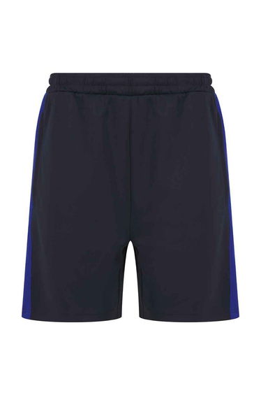 Finden & Hales Mens Knitted Shorts - Navy/Royal Blue