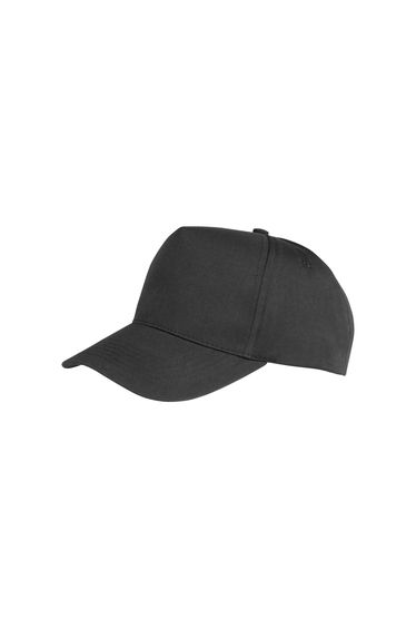 Result Genuine Recycled Childrens/Kids Cap - Black