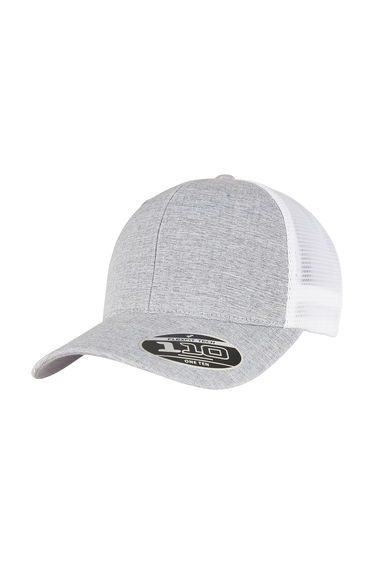 Flexfit Unisex Adult 110 Mesh Two Tone Cap - Silver/White Melange