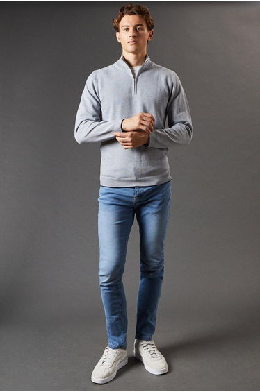 Stone Wash Skinny Fit Jean