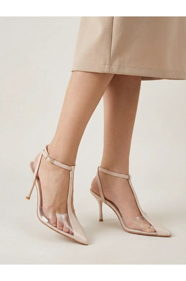 Women Nude Stiletto Heels Shoes