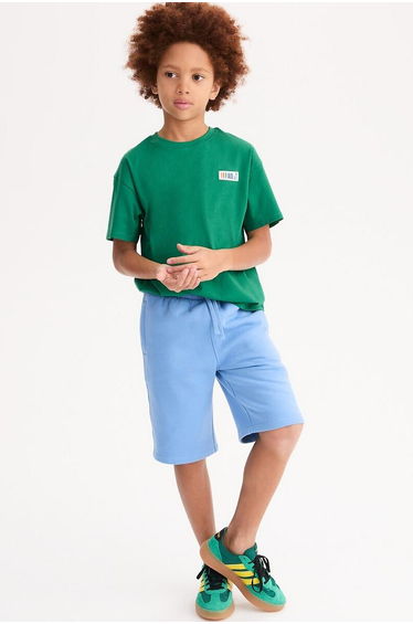 Fleece Oversized Bermuda Shorts