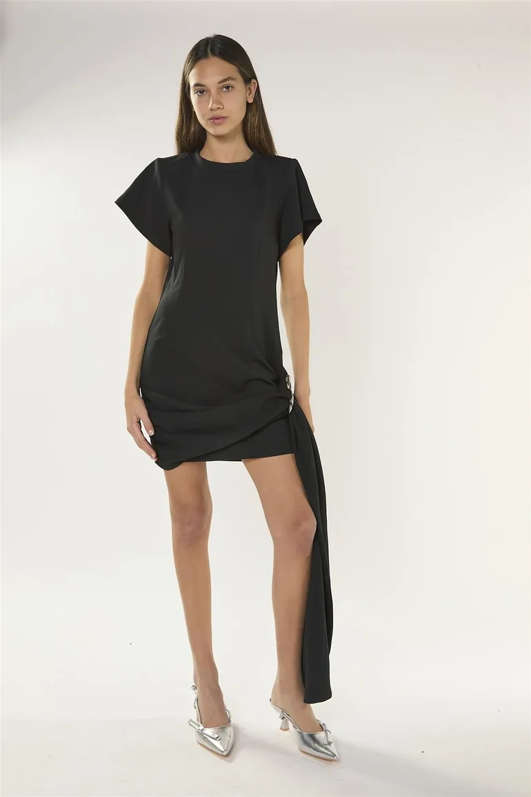 glamorous t shirt dress Pink EDM Rave T-Shirt Dress