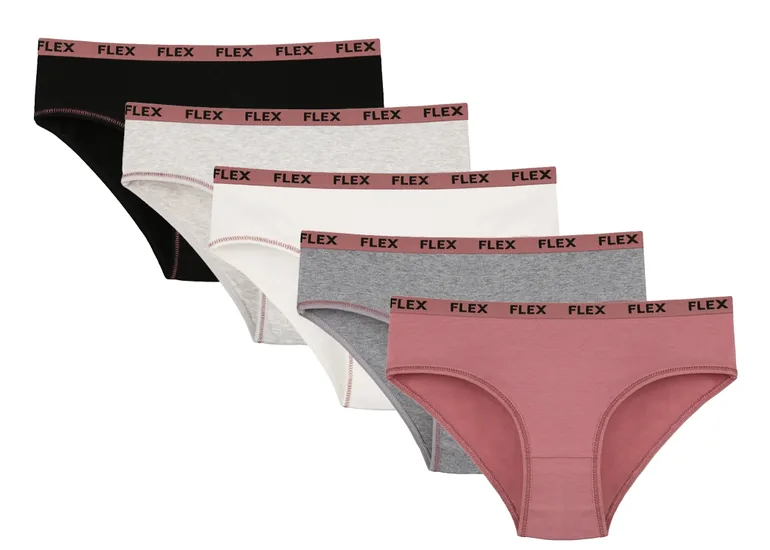 5-Pack Donella Girls' Panties - Cotton