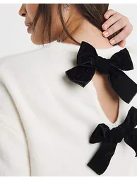 Bow Back Longline Jumper - 1