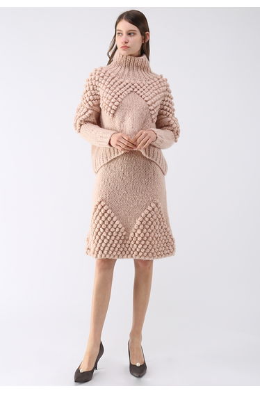 As Peppy As You Are Pom-Pom Turtleneck Sweater