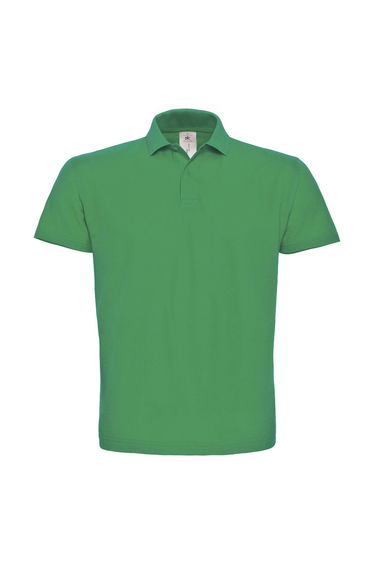 B&C Mens ID.001 Cotton Polo Shirt - Kelly Green
