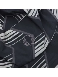 Accessories Fred Perry Chevron Stripe Bucket Hat in Black - 2