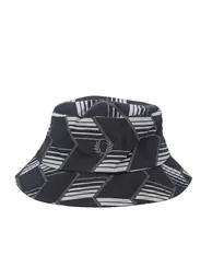 Accessories Fred Perry Chevron Stripe Bucket Hat in Black