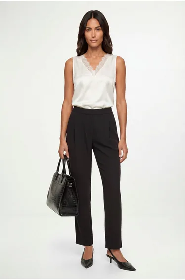 Woven Tapered Leg Trouser