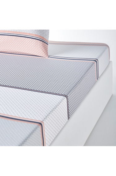 NAYMA Geometric Print Cotton Fitted Sheet