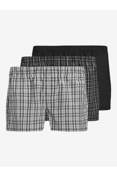 Pack of 3 - Plaid Cotton Boxers
