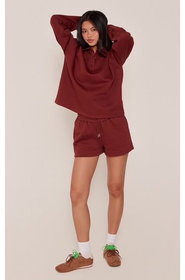 Brown Lightweight Sweat Shorts