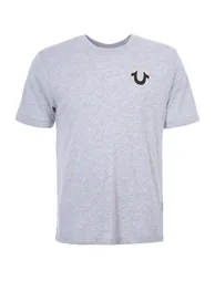 Men's True Religion TRBJ 2002 Crew Neck T-Shirt in Grey