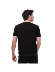 Men's Emporio Armani EA7 Box Logo T-Shirt in Black - 1