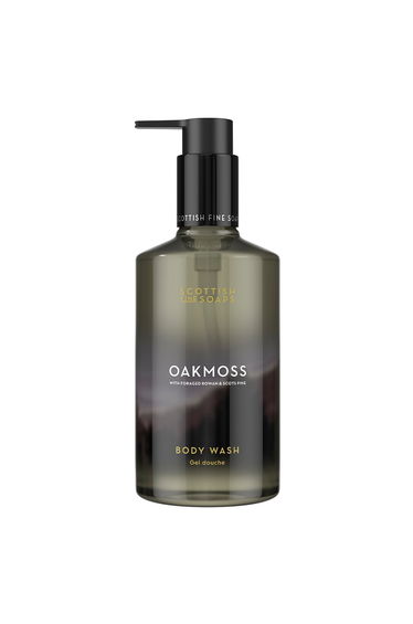 Scottish Fine Soaps Oakmoss Body Wash 300ml Pump Bottle
