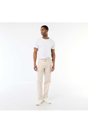 Regular Fit Multi-Pocket Trousers GREY