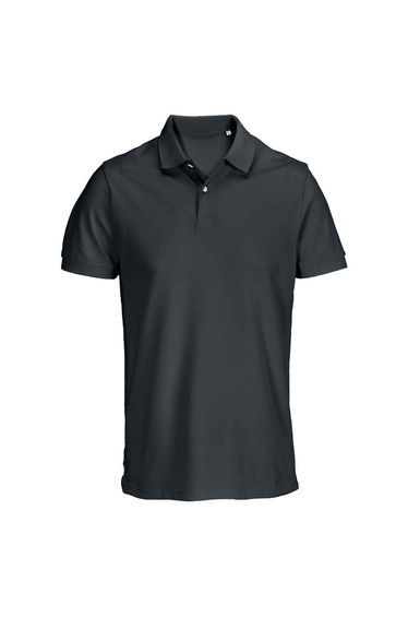 SOLS Pacific Pique Twin Needle Stitch Polo Shirt - Mouse Grey